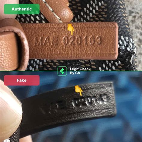 goyard belt real vs fake|goyard leather bag serial number.